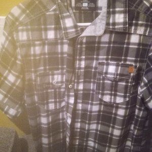 Black and white plaid I jeans by buffalo ahirt